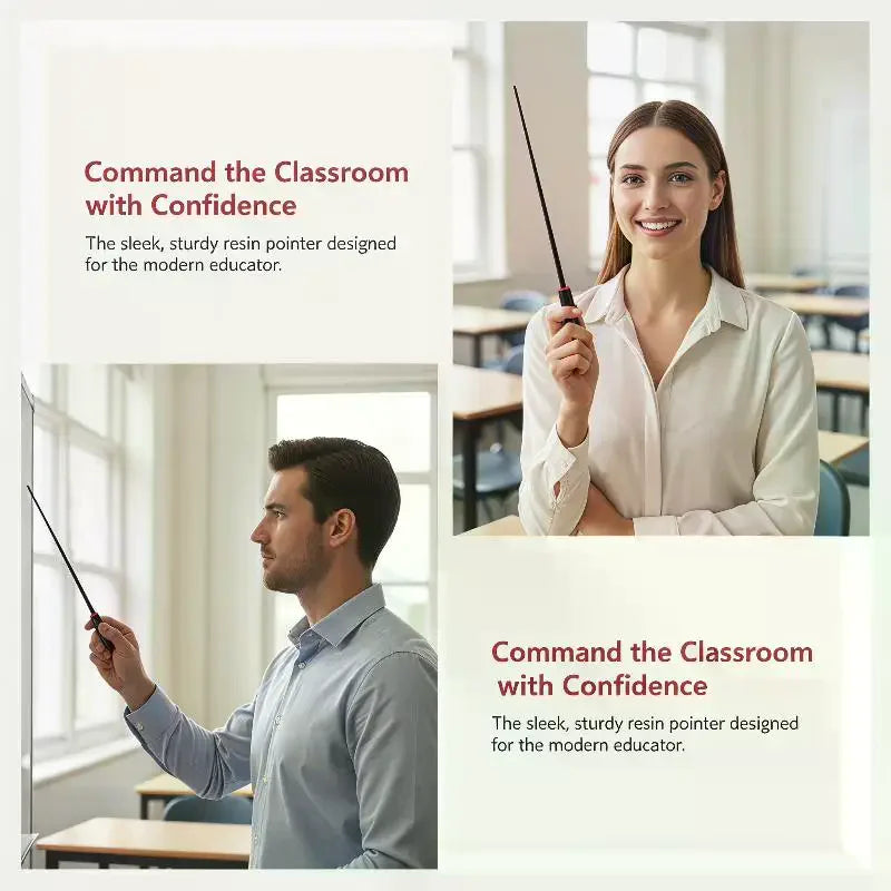 Resin Teaching Pointer Stick 40/50cm | Classroom Whiteboard