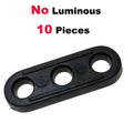 10-70Pcs Luminous Tent Guyline Runners Sliders Camping Awning Guy Line Rope Tensioners Oasis Select No Luminous 10 PC