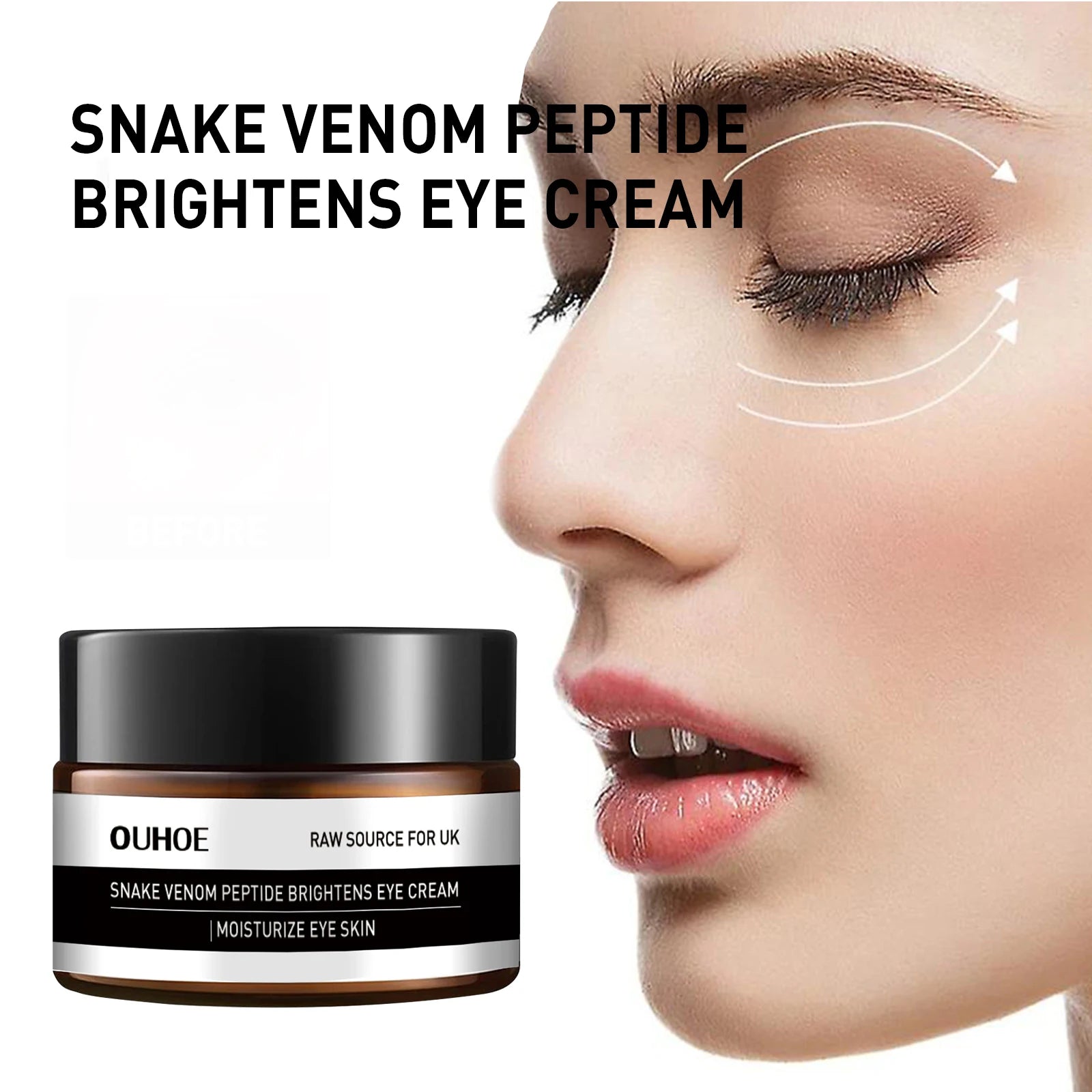 Snake Venom Peptide Eye Cream – Anti-Wrinkle & Dark Circles 30g Eye Cream Oasis Select