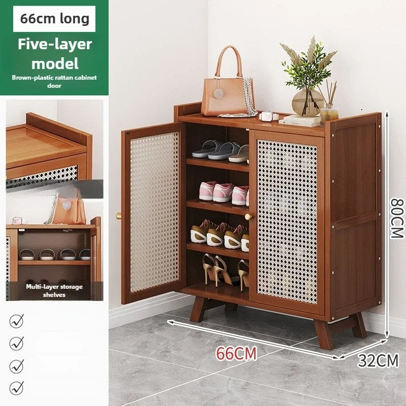 Entry Door Shoe Cabinet Large-capacity Multi-layer Porch Corridor