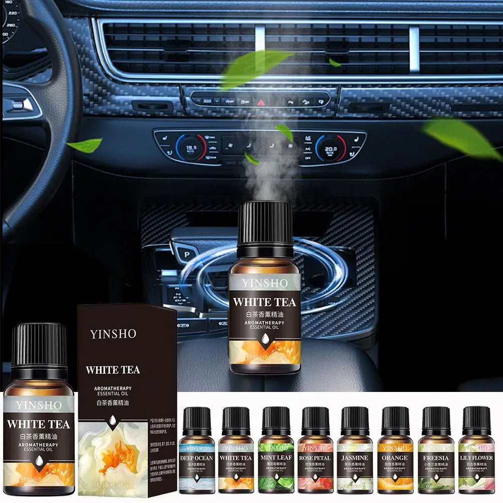 2025 NEW 10ml Essential Oils For Aroma Diffuser AirHumidifier Home Water-soluble Lavender Car Air Fresheners Perfume Refill Oasis Select
