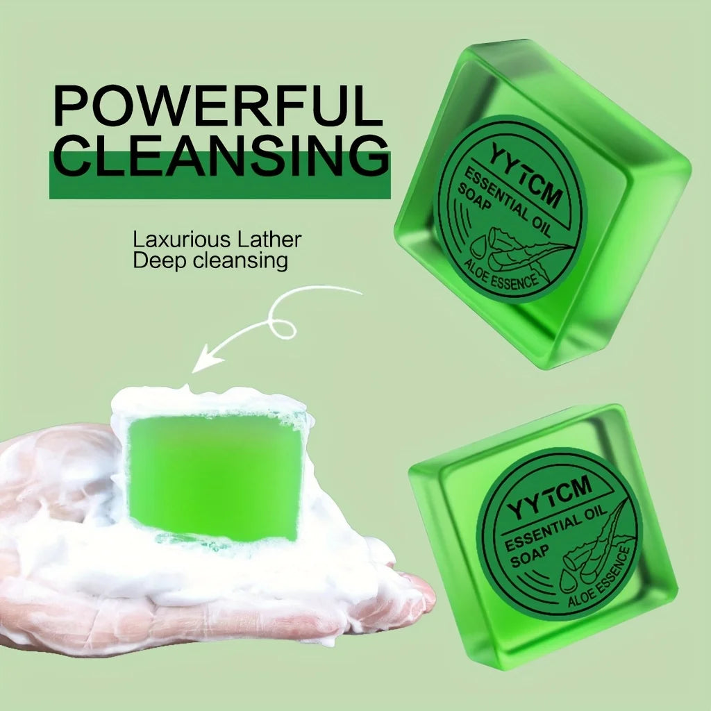 Handmade Aloe Vera Soap – Moisturizing Face & Body Bar 65g Facial & Body Soap Oasis Select