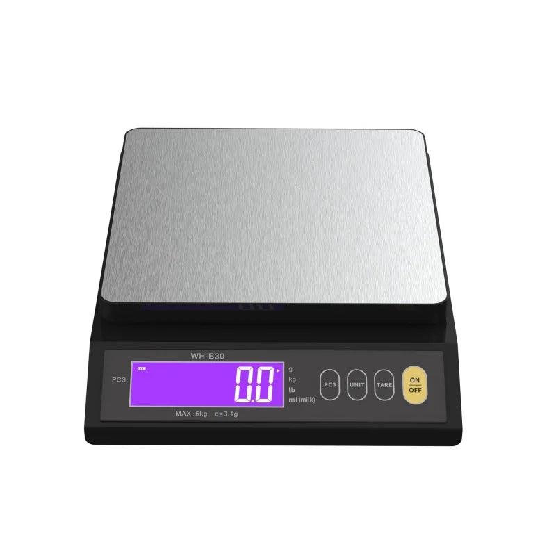 5kg/0.1g 10kg/1g Waterproof Digital Electronic Kitchen Scale LCD Home Food Snack Stainless Steel Measuring Weighing Tool Oasis Select