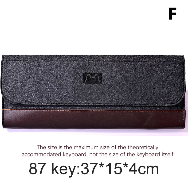 PU Felt Keyboard Carrying Case Bag | Dustproof Storage