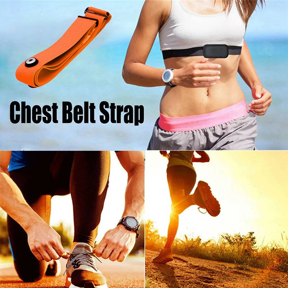 Heart Rate Belt Chest Strap for Mount Heart Rate Sensor Monitor Elastic Soft Strap Band Black Oasis Select