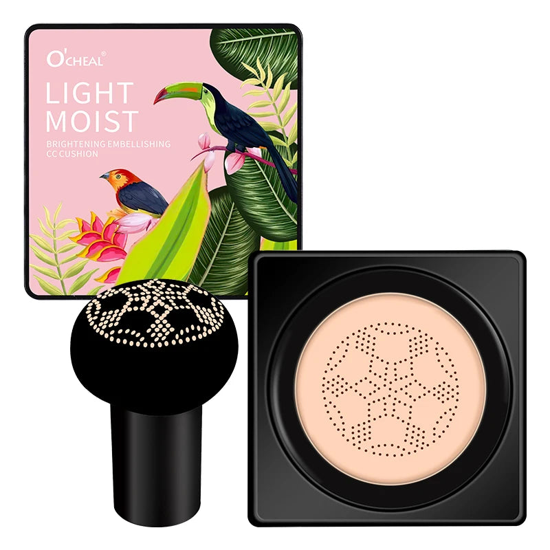 O'CHEAL Mushroom Head BB Cream Cushion – SPF & Concealer BB Cream Cushion Oasis Select