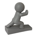 Cute Cartoon Decorative Door Stop No Drilling Action Figure Door Stopper Non-slip Anti Collision Door Bumper for Home&Bedroom Oasis Select Grey-C