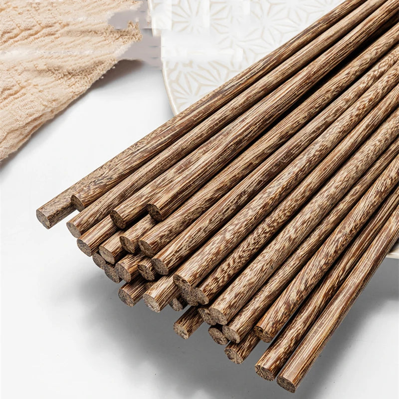 Chicken Wing Wooden Chopsticks 5 Pairs – Non-Wax Reusable Wooden Chopstick Set Oasis Select 5 Pairs