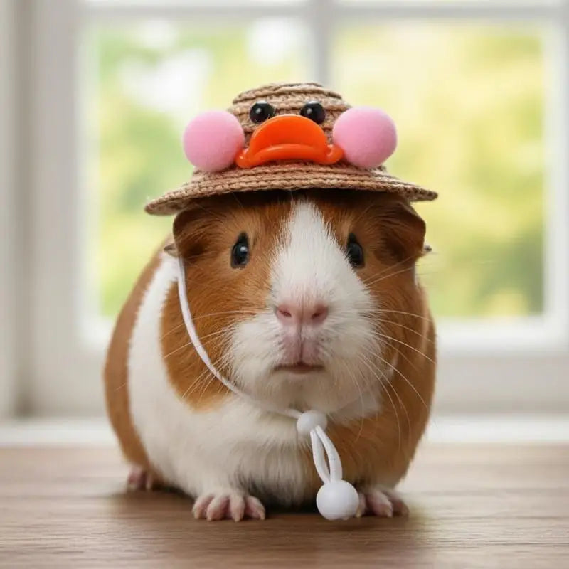 Cute Crochet Hat for Hamster, Guinea Pig & Small Pets