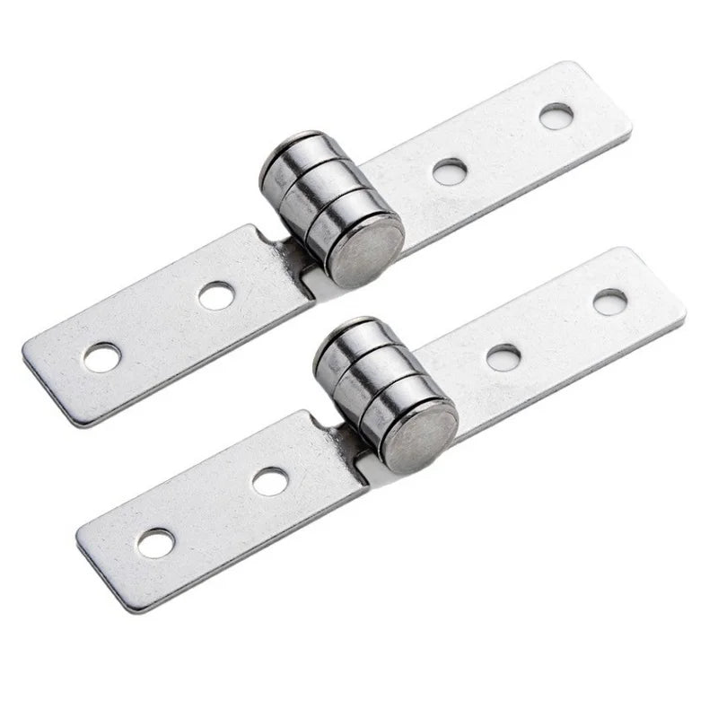 2PCS Stainless Steel Nothing Frame Hinge Mechanical Equipment Hinge Heavy-duty Industrial Flat Folding Gemel Furniture Hardware Oasis Select 2PCS