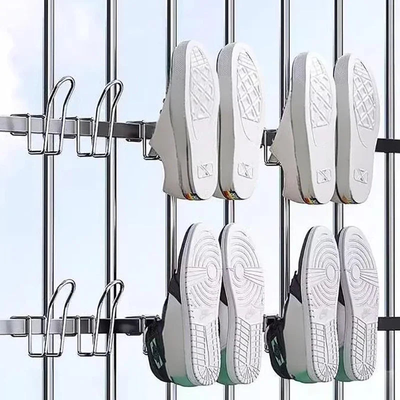 Shoes Drying Rack Shoe Display Hook Shoes Drying Rack Stainless Steel Shoes Hanger For Closet Organization Oasis Select