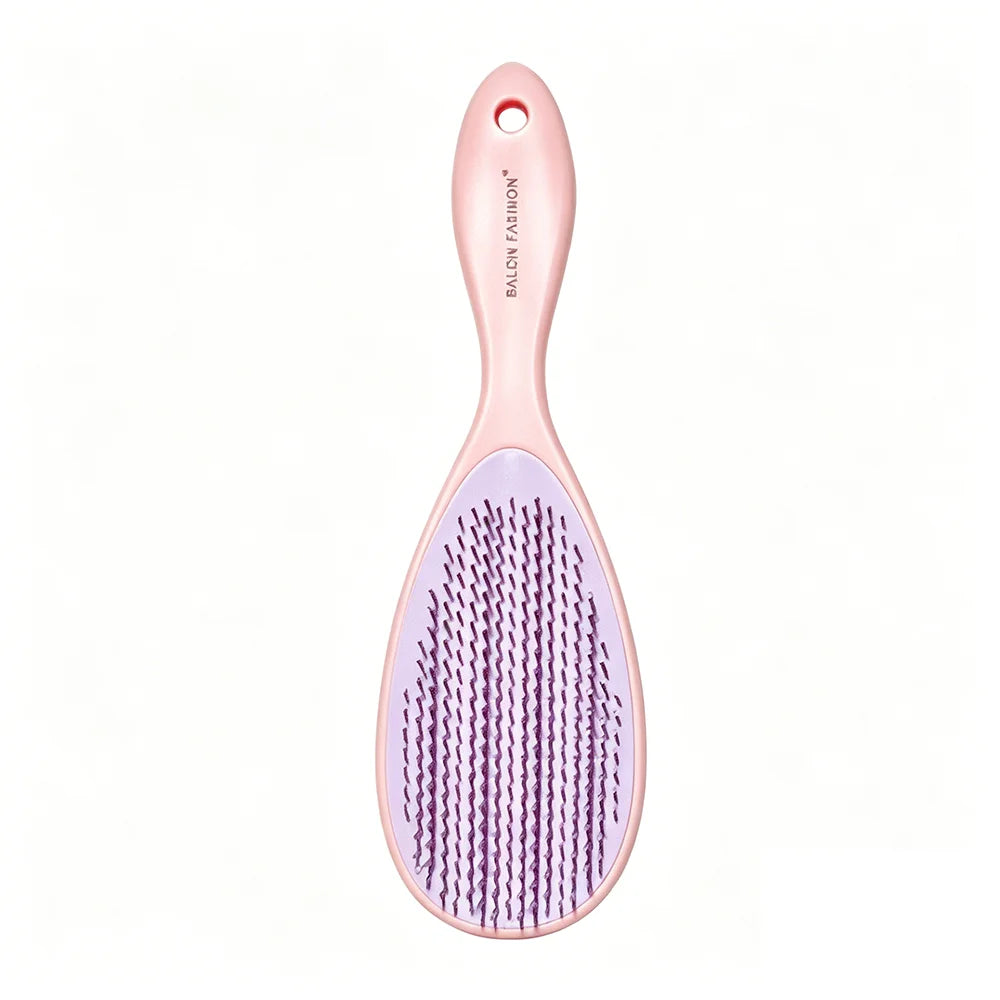 3-Color Comb For Combing Anti-Static Scalp Massage Comb Suitable For Both Dry And Wet Hair Anti-Tangle Styling Comb Oasis Select MR02-pink-nologo