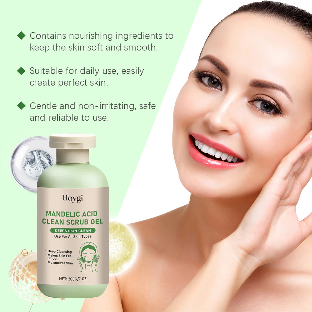 Hoygi Mandelic Acid Body Scrub Gel – Exfoliate & Smooth Skin Body Scrub Gel Oasis Select
