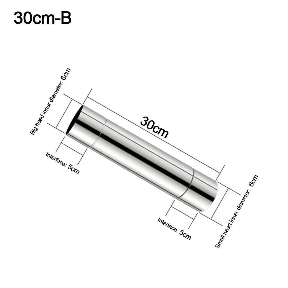 Stainless Steel Flue Extension Pipe 6cm | Camping Chimney Tube