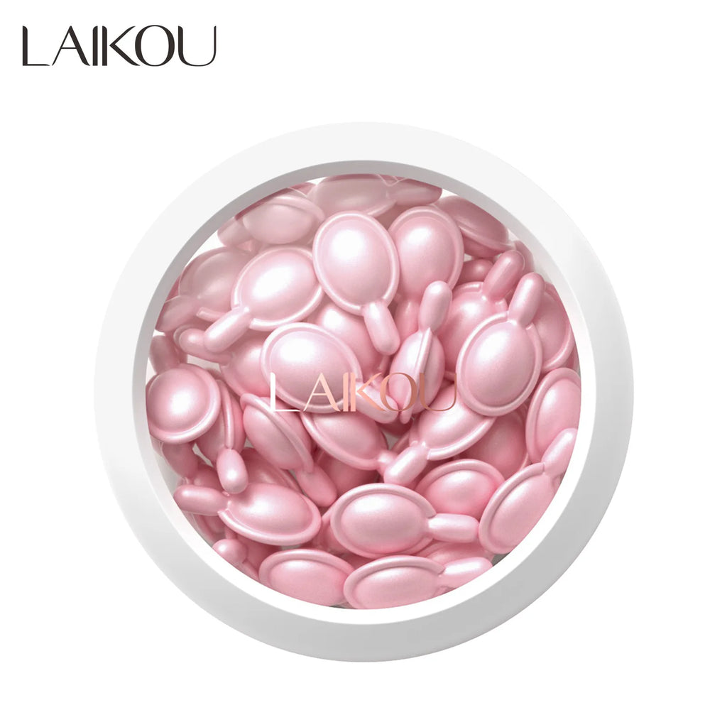 LAIKOU Sakura Capsule Essential Oil Facial Serum Moisturizing Brightening Anti-Wrinkle Firming Face Care 30pcs* 0.5ml ﻿ Oasis Select