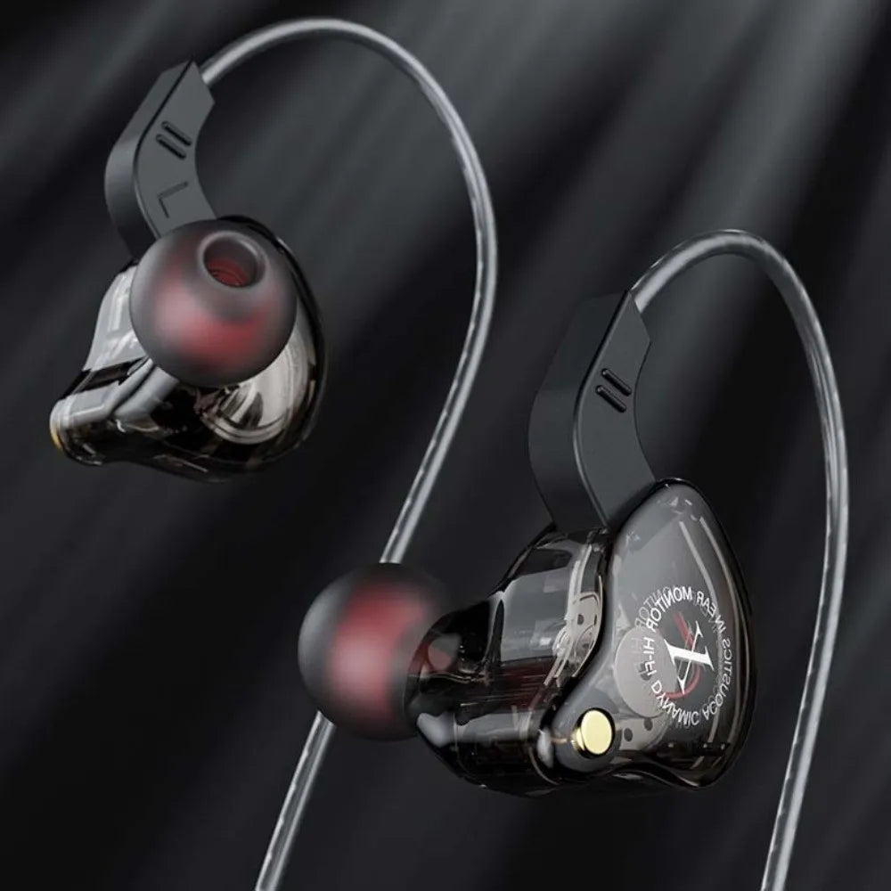 In-ear Sports Ear Wrap HIFI Heavy Bass Wired Mobile Phone Music Headphones Super Clear Sound Quality Headphones Oasis Select