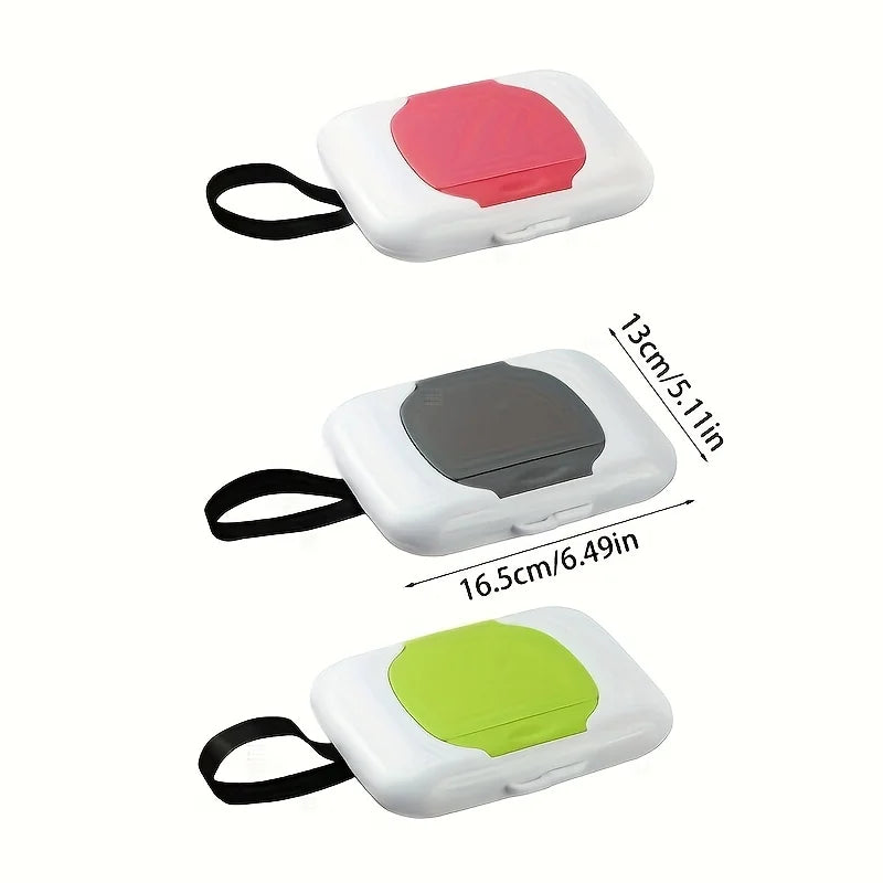 Wipes Dispensers Refillable Wipe Holder Baby Wipe Box Case for Indoor Outdoor Reusable Travel Wet Wipe Container Oasis Select