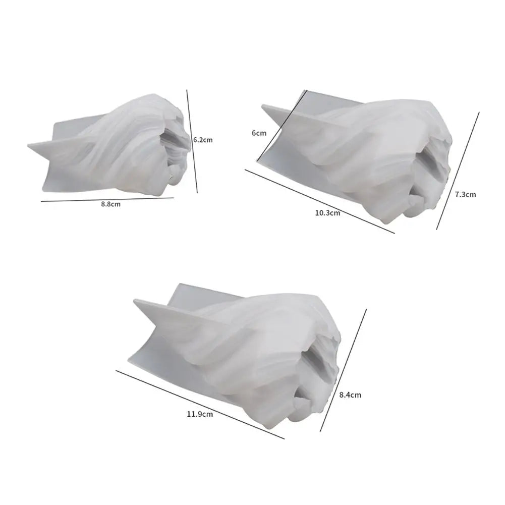 1pc 3D Geometric Pillar Candle Mold for DIY Candle Making - Aromatherapy Resin Molds for Home Art Decor Oasis Select