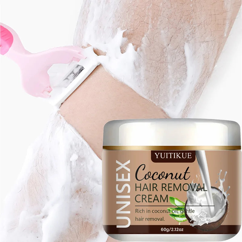 YUITIKUE Coconut Hair Removal Cream – Smooth Skin 60g