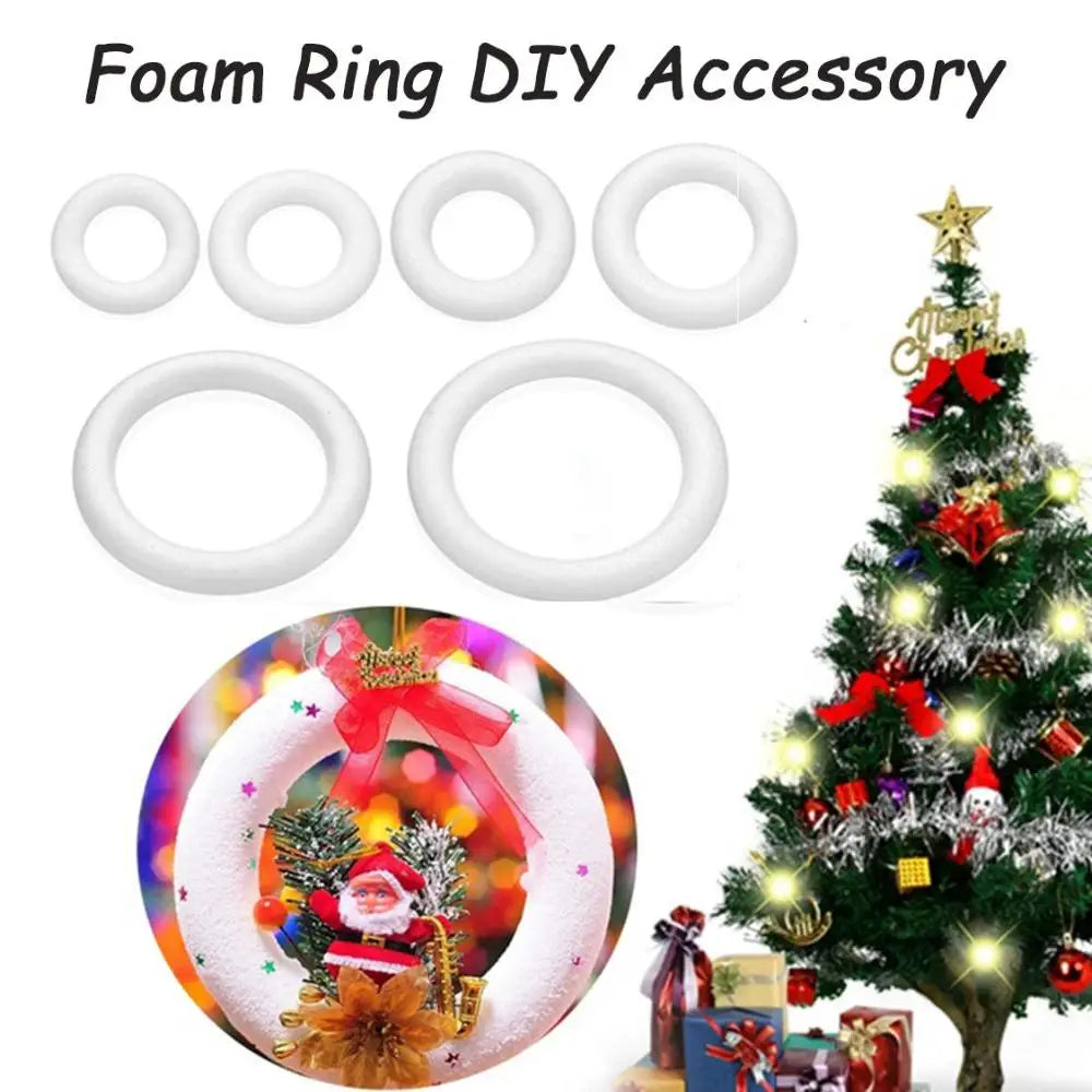 DIY Party Wedding Foam Ring Round Craft Material Donuts Mould Oasis Select
