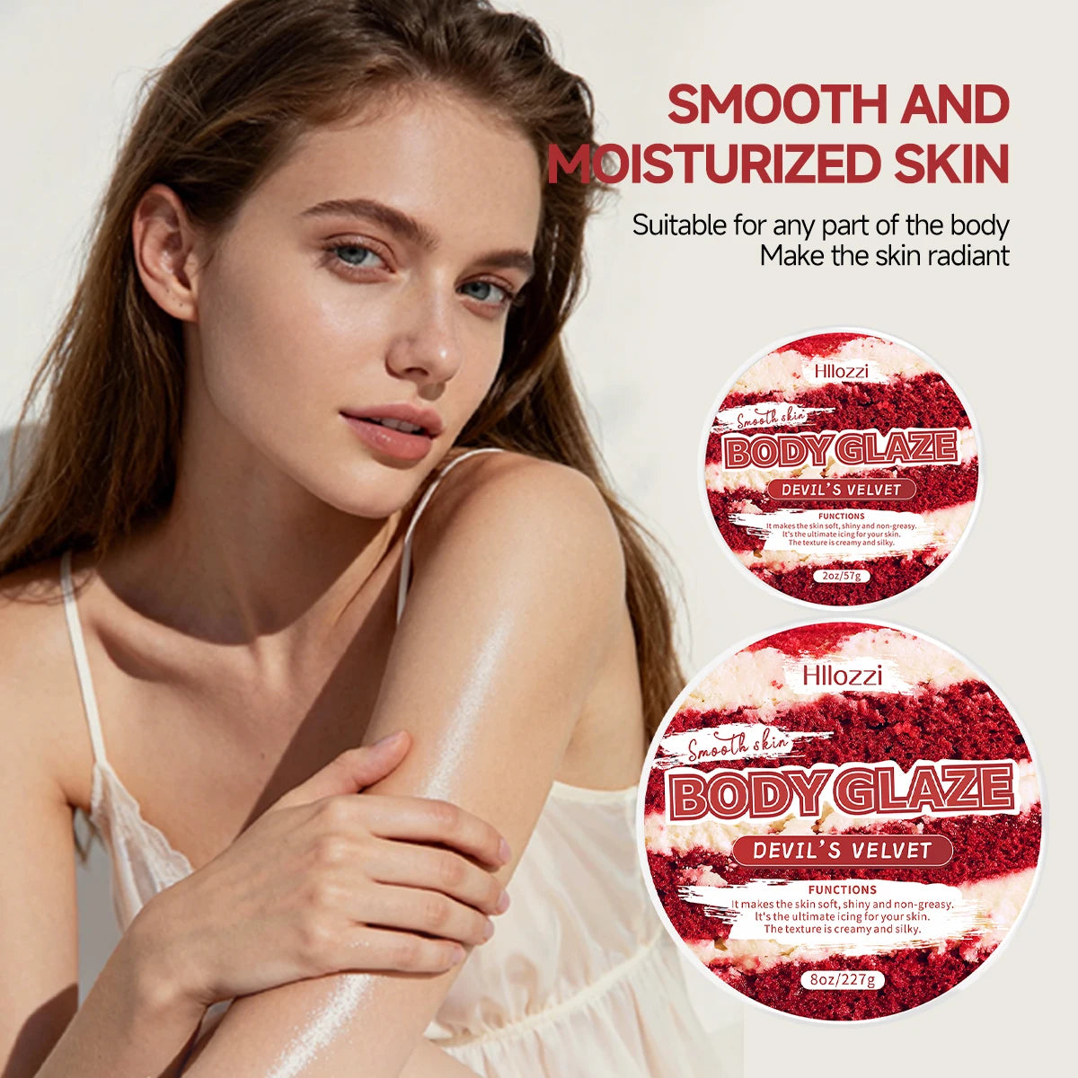 8oz 2oz body glaze Red Velvet Moisturizes, protects, and repairs the skin Create a more even-looking skin tone Oasis Select