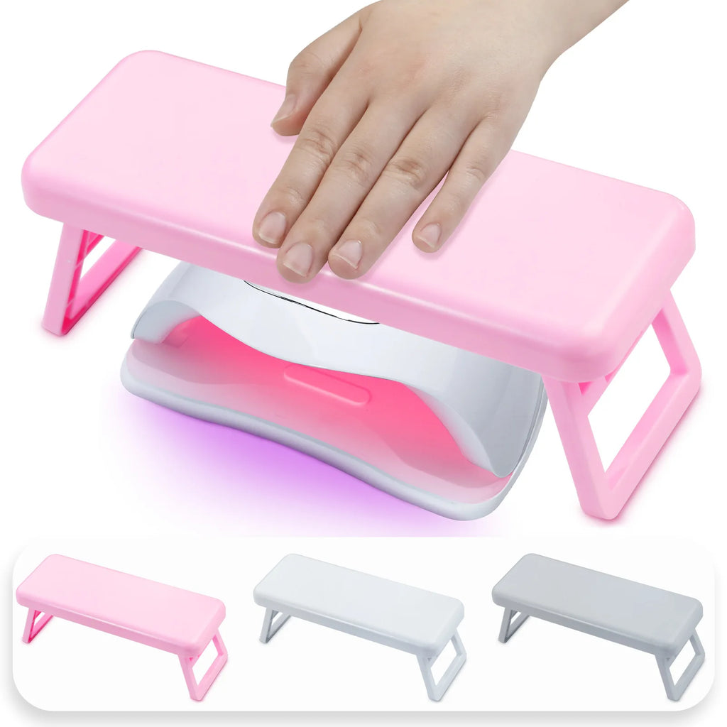 Foldable Manicure Arm Rest Stand Soft Sponge Cushion Pillow Holder Multifunctional Table Desk Support Mat Essential PracticeTool Oasis Select