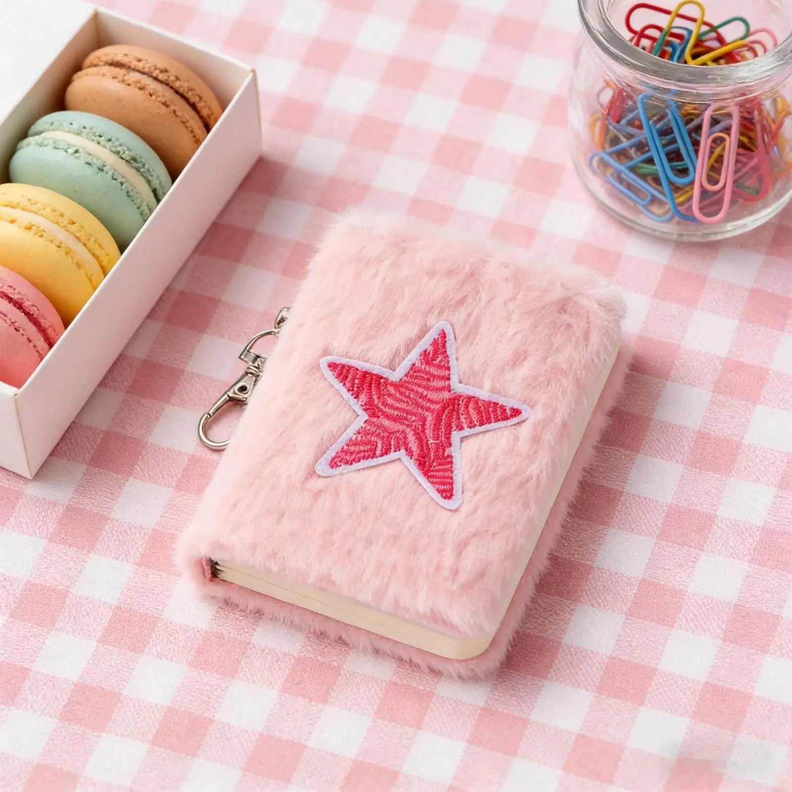 Little Notebook Pocket Size with Keychain Smooth Writing Diary Pocket Size Notebook Small Notepad for Kids Women Work Study Home Oasis Select