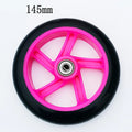 Wheel Scooter Wheel 6 Inch 6In Wheel Accessories No Noise No Slip Push/Kick/Stunt Replacement Scooter Front Wheels Oasis Select black-pink
