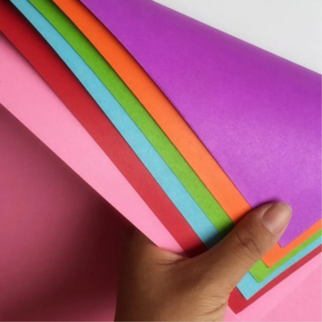 100-Sheet Color Cardboard Paper – DIY Scrapbooking & Crafts Craft Cardboard Paper Oasis Select 100pc