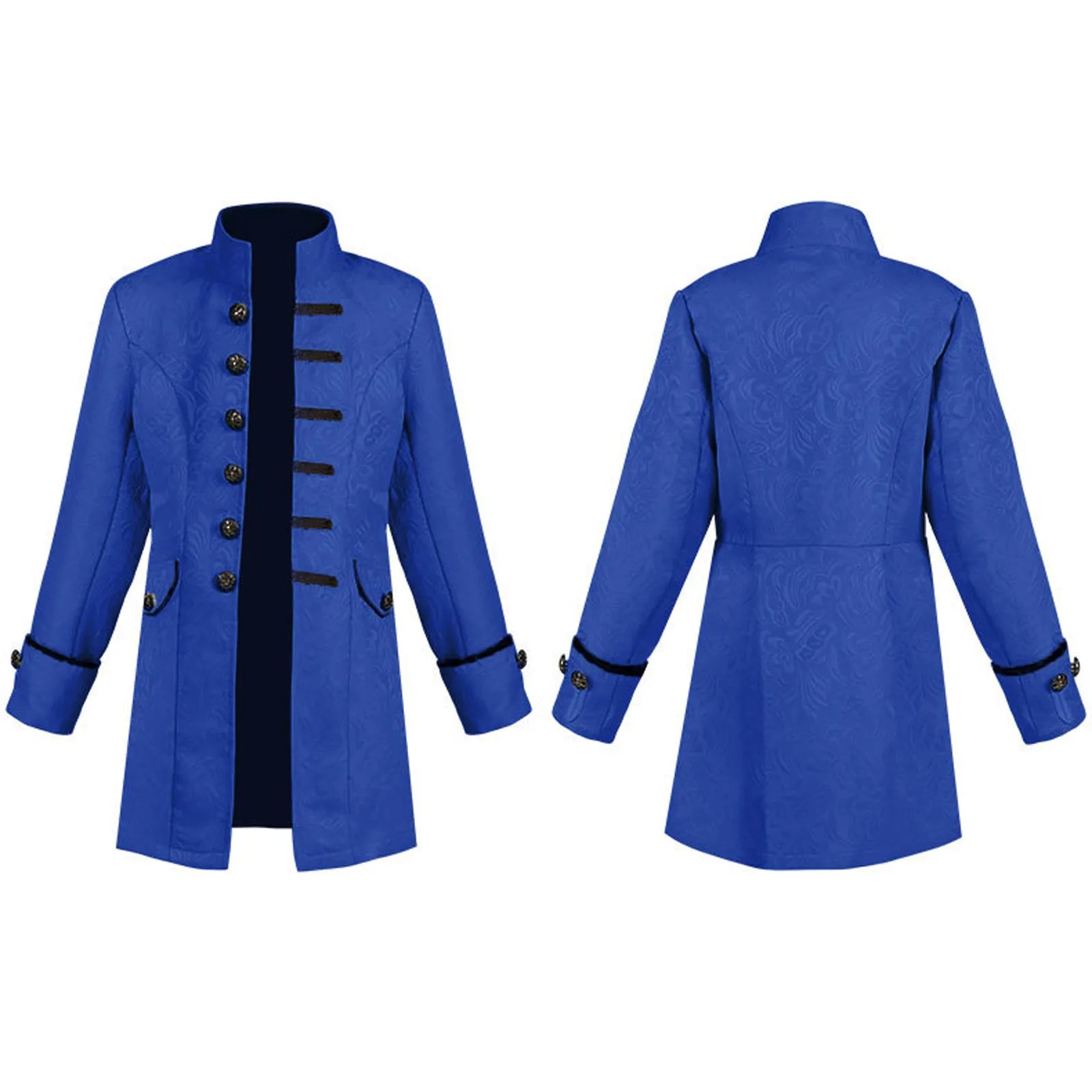 Boys Gothic Victorian Steampunk Tailcoat Cosplay Costume Jacket Boys Costume Jacket Oasis Select Blue 125