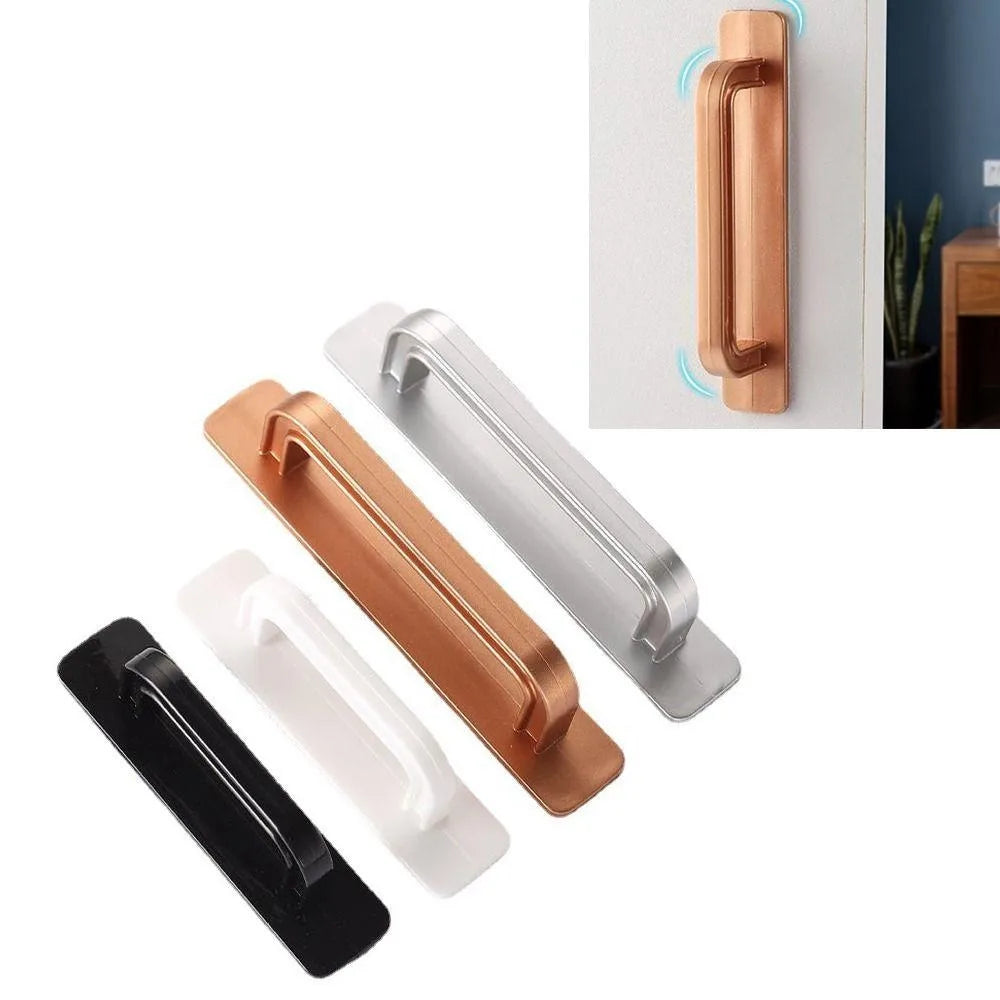 Self-Adhesive Cabinet Drawer Handle – No-Drill Plastic Knob