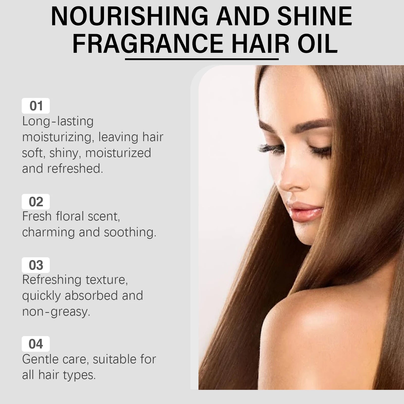 Anti-Damage Fragrance Hair Care Oil Capsules Nourishing Repairing Curly Dry Hair Long-Lasting Floral Scent Hair Care Product Oasis Select