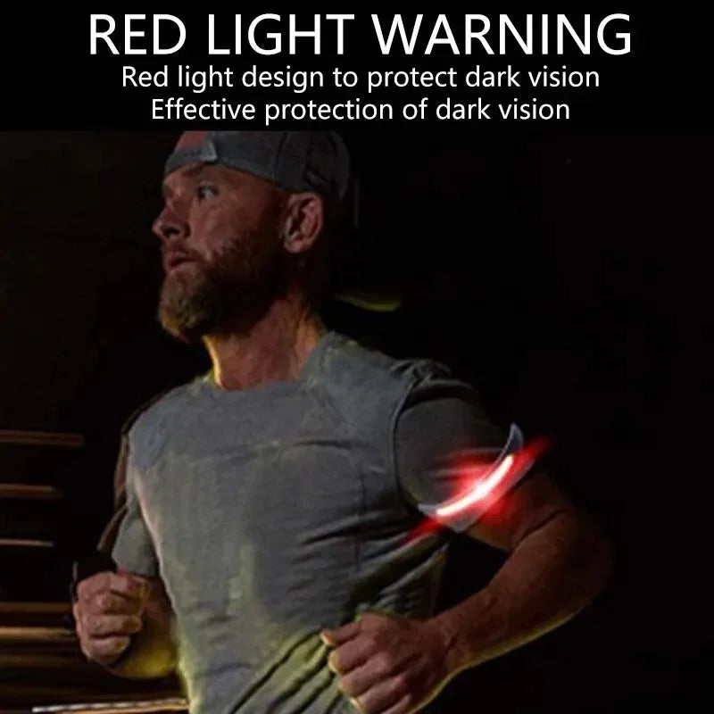 COB LED Armband Running Light 500LM | IPX4 USB-C Rechargeable