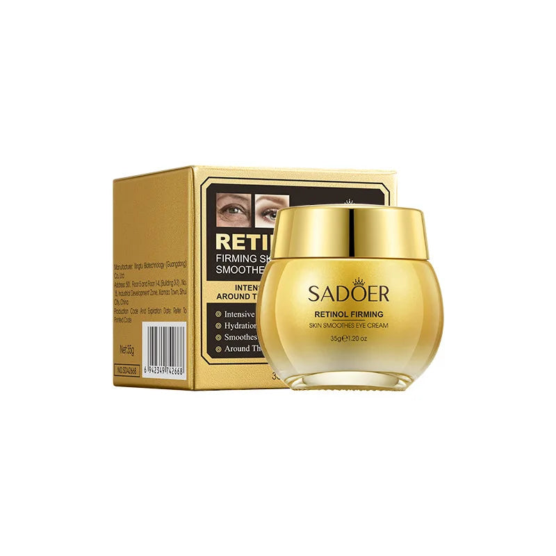Sadoer Retinol Eye Cream – Firming, Smoothing & Moisturizing Retinol Eye Cream Oasis Select