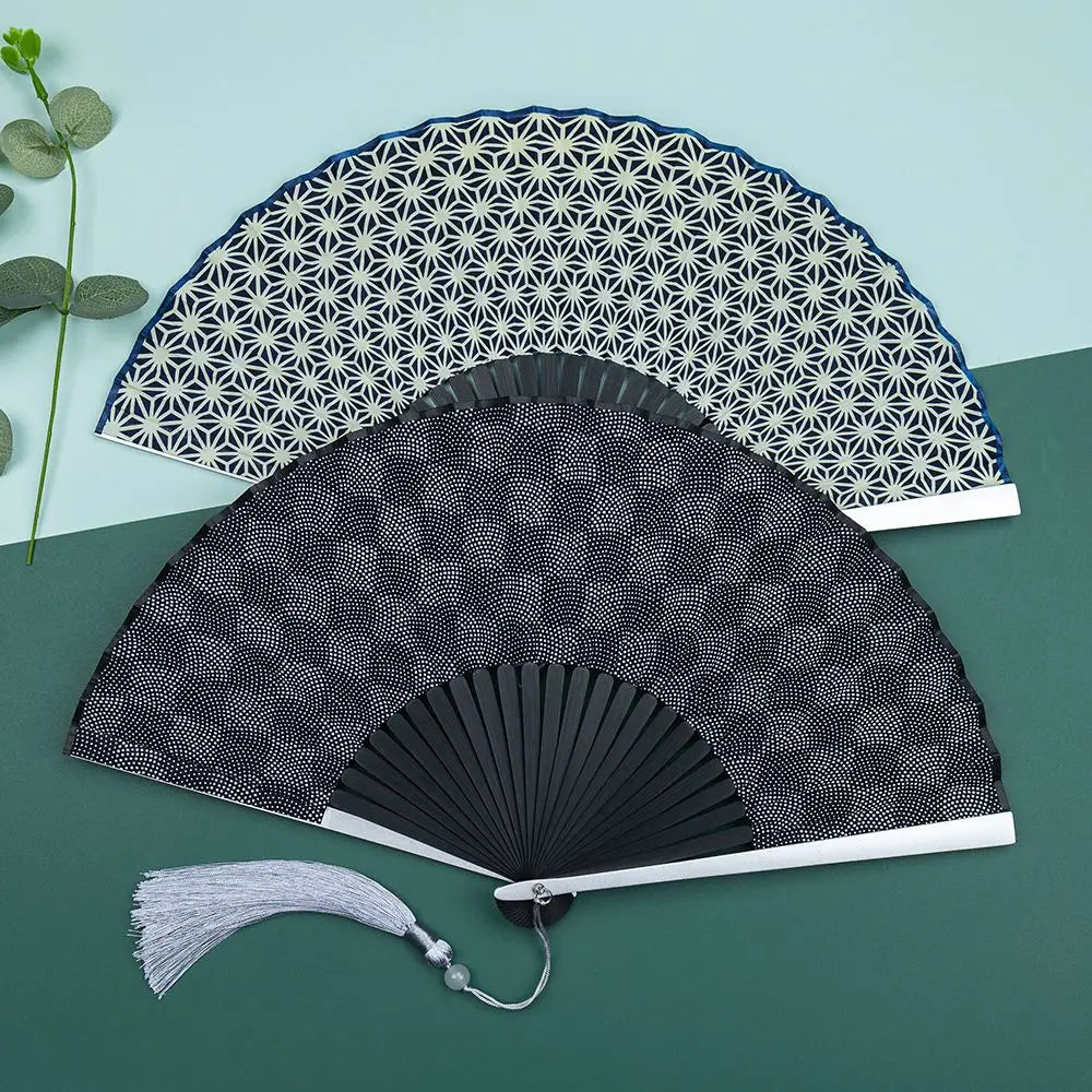 Aluminum Alloy Big Bone Ancient Style Folding Fan Cool and Durable Summer Carry Hanfu Qipao Dance Fan Oasis Select