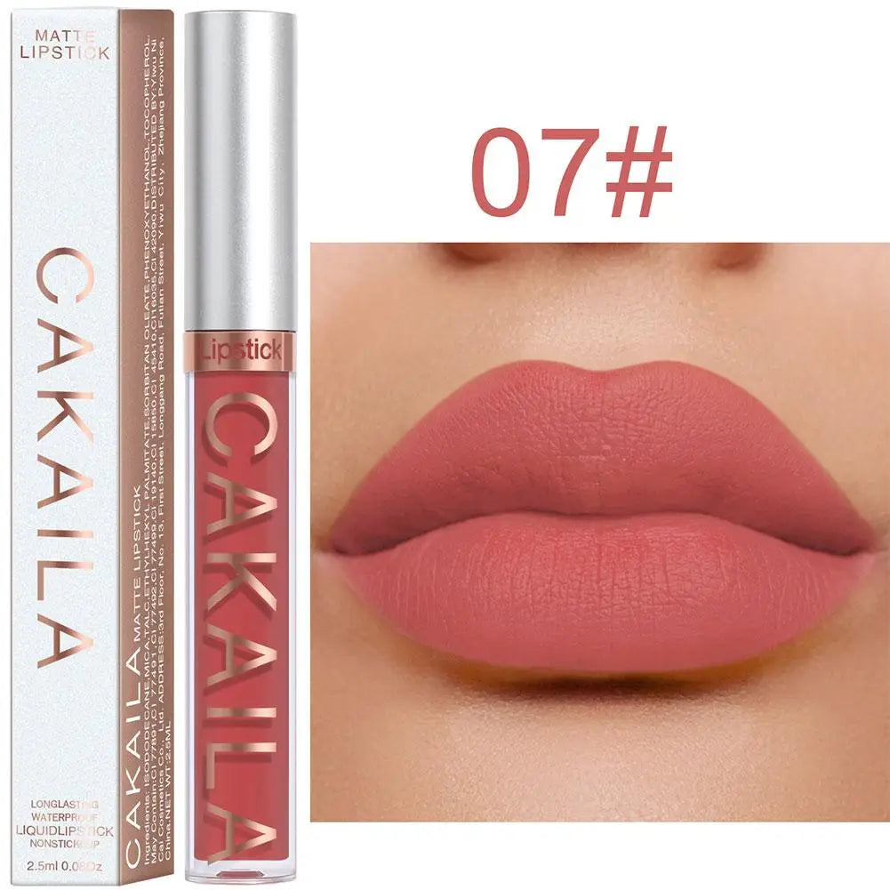 Velvet Matte Liquid Lipstick – 18 Shades, Waterproof & Long-Lasting Matte Liquid Lipstick Oasis Select 07