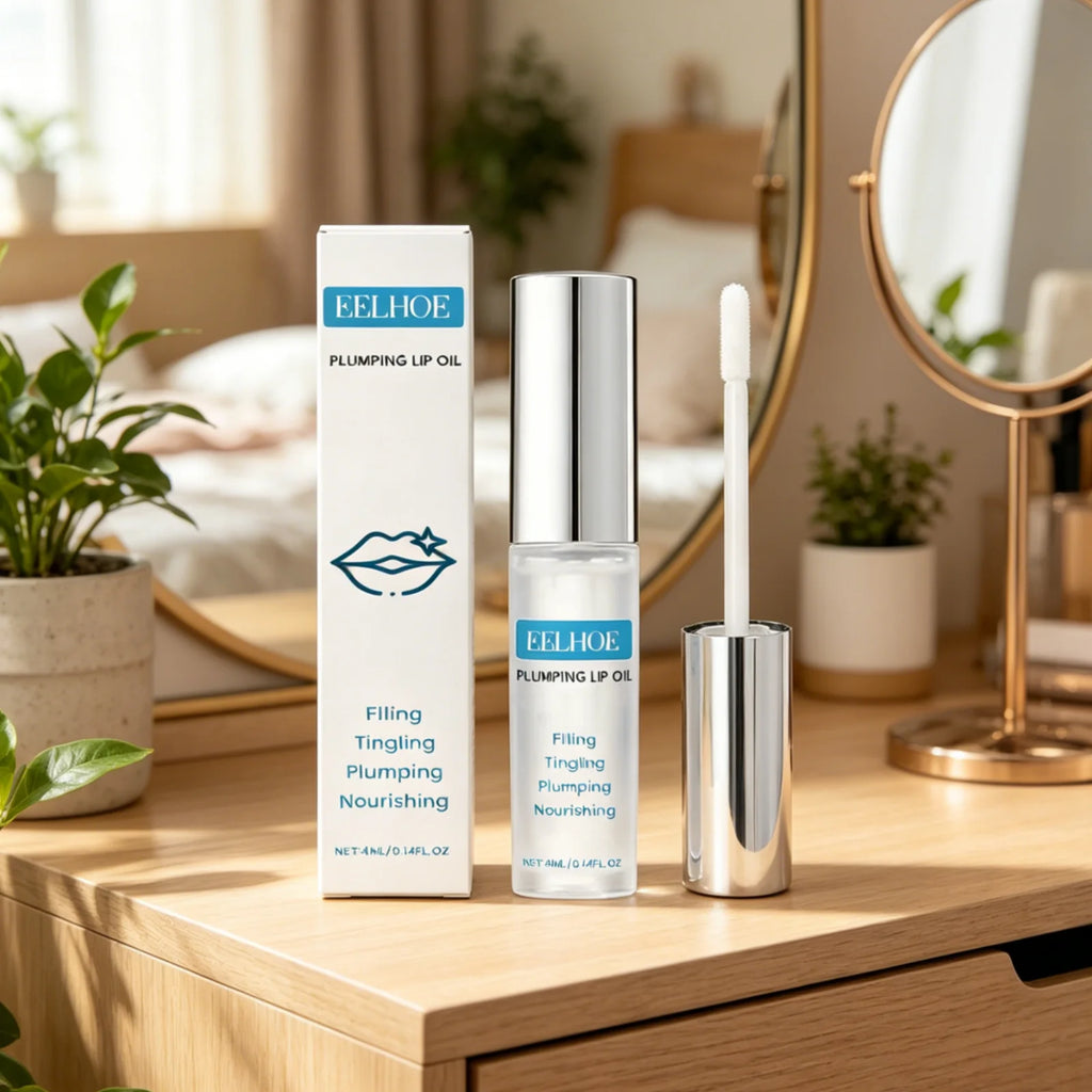 EELHOE Plumping Lip Oil – Moisturizing, Nourishing & Anti-Chap Plumping Lip Oil Oasis Select
