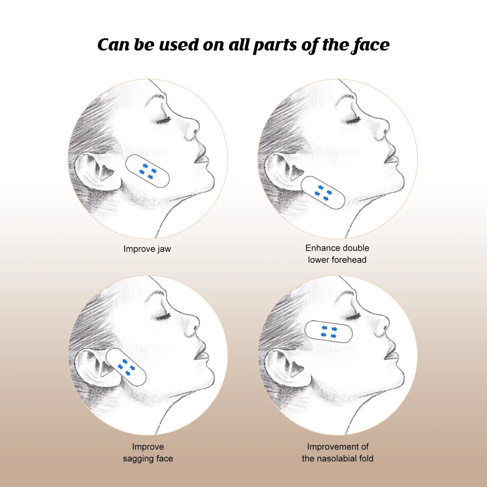 Invisible Face Lift Tape – V-Shape Neck, Eye & Chin Patches Face Lift Tape Oasis Select