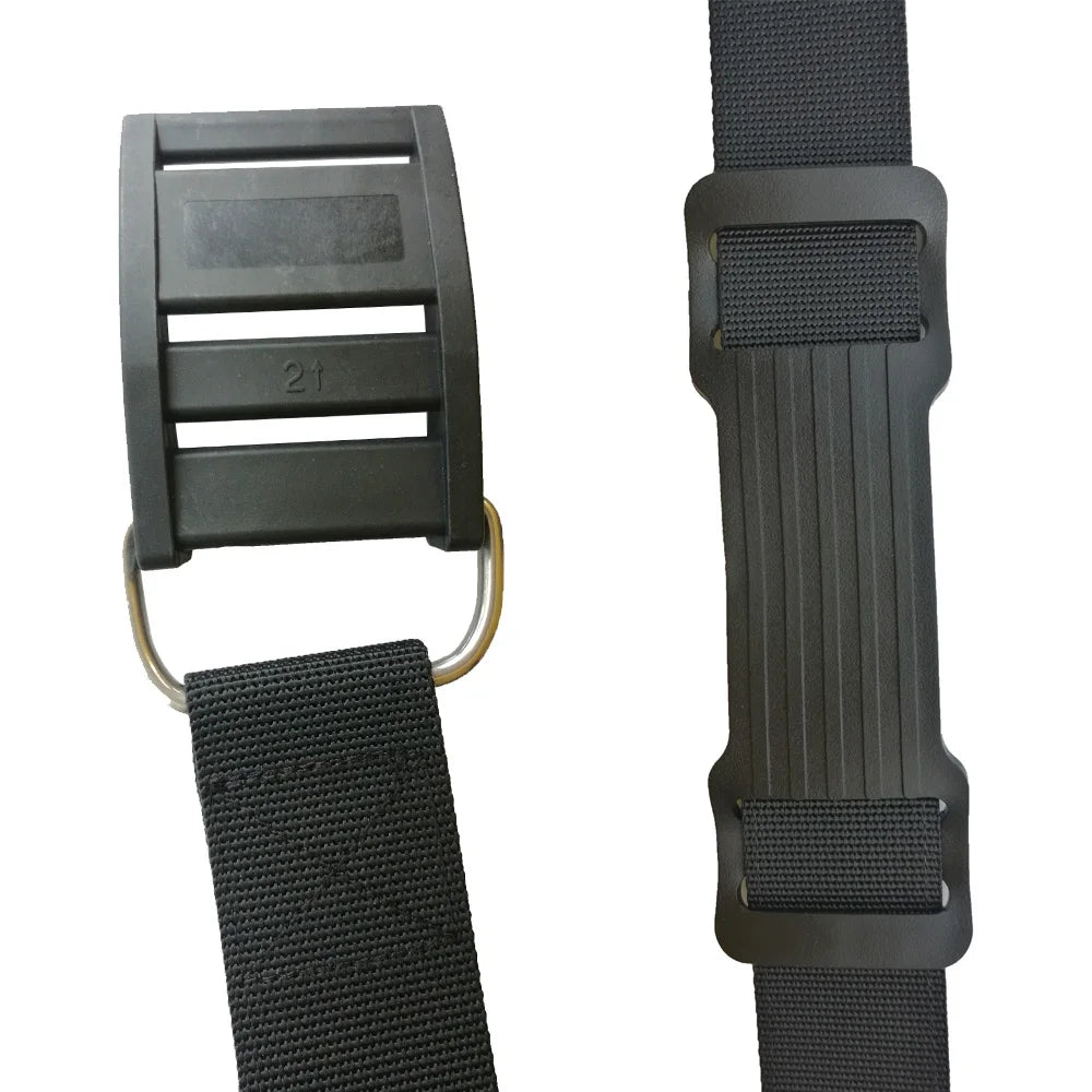 Scuba Diving BCD Tank Strap Tank Band with Plastic Cam Buckle Diver Attachment Backplate Holder Adapter Oasis Select