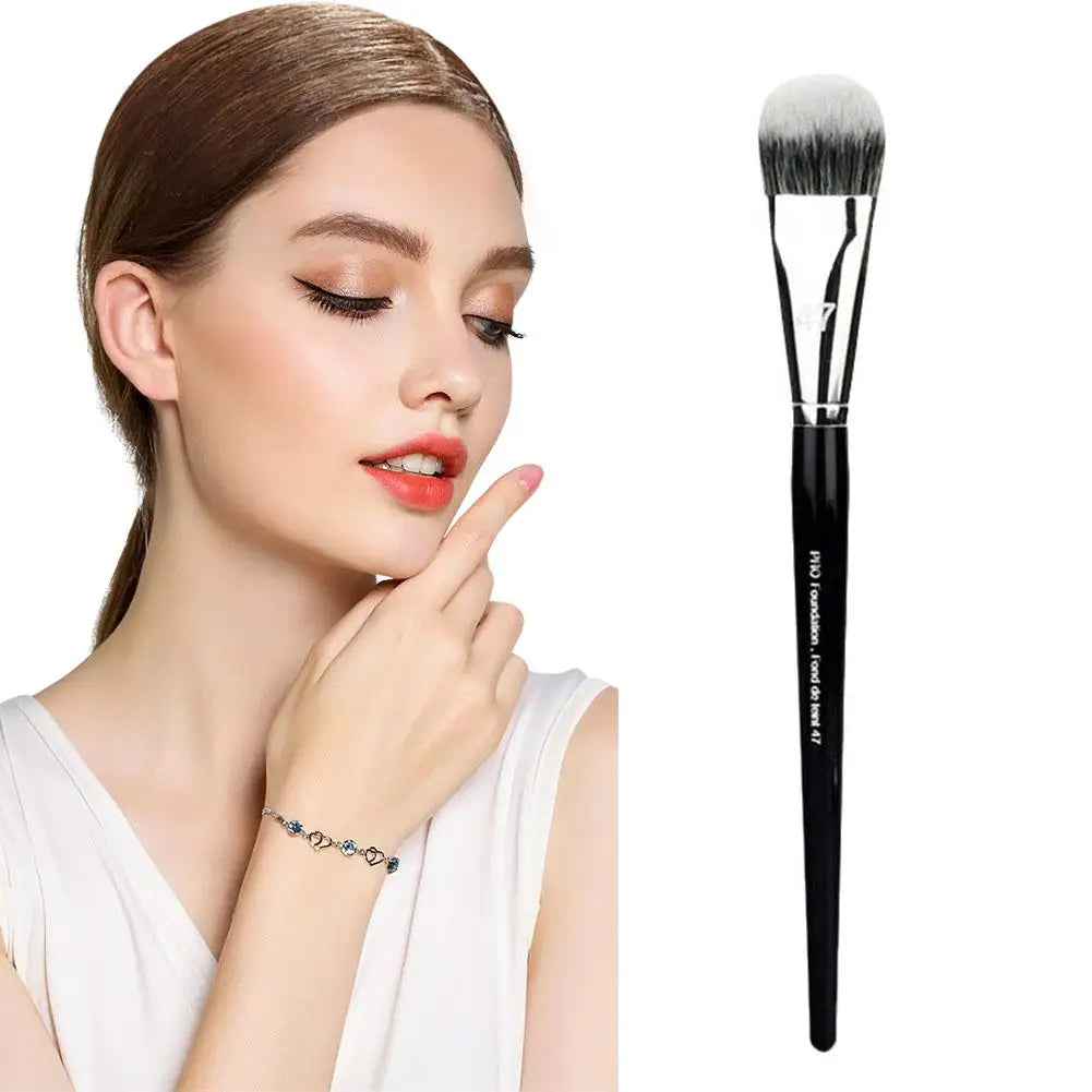 Professional Foundation Brush 47 Broom Head Liquid Foundation Shadow Repairing Brushes Women Face Base Makeup Beauty Tools Oasis Select