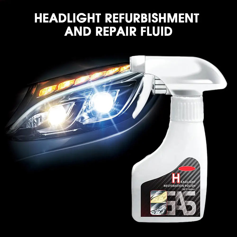 Car Headlight Restoration Kit – Scratch & UV Restorer 180ml
