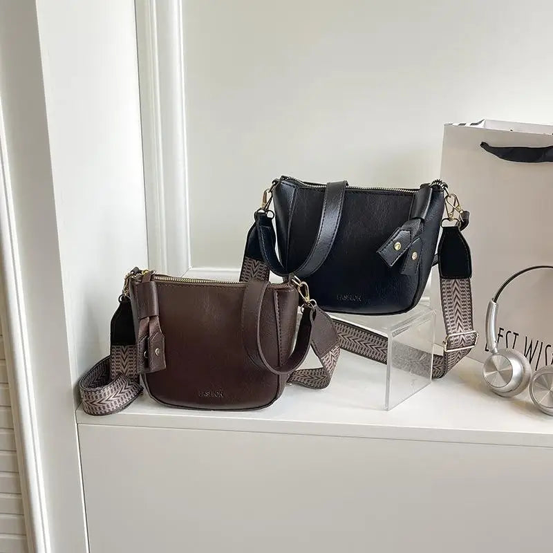Women's PU Leather Crossbody Bag | Stylish Shoulder Handbag