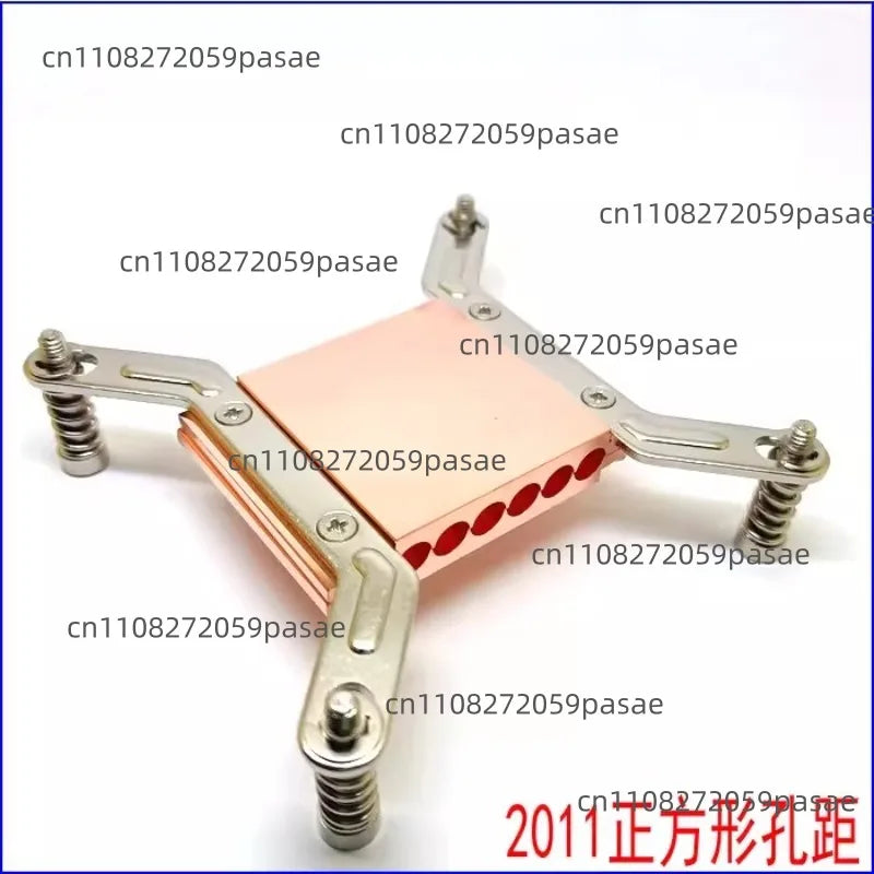 6-Hole Copper Heat Pipe Splint Platen Block | 6mm Pipes