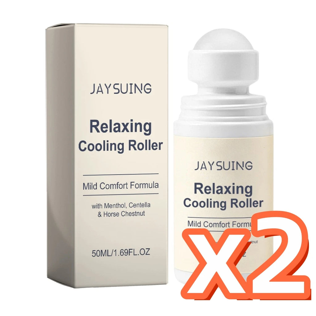 Centella Asiatica Cooling Roll-On Serum – Calm & De-Puff Skin Cooling Face Serum Oasis Select 50ml Boxed x 2