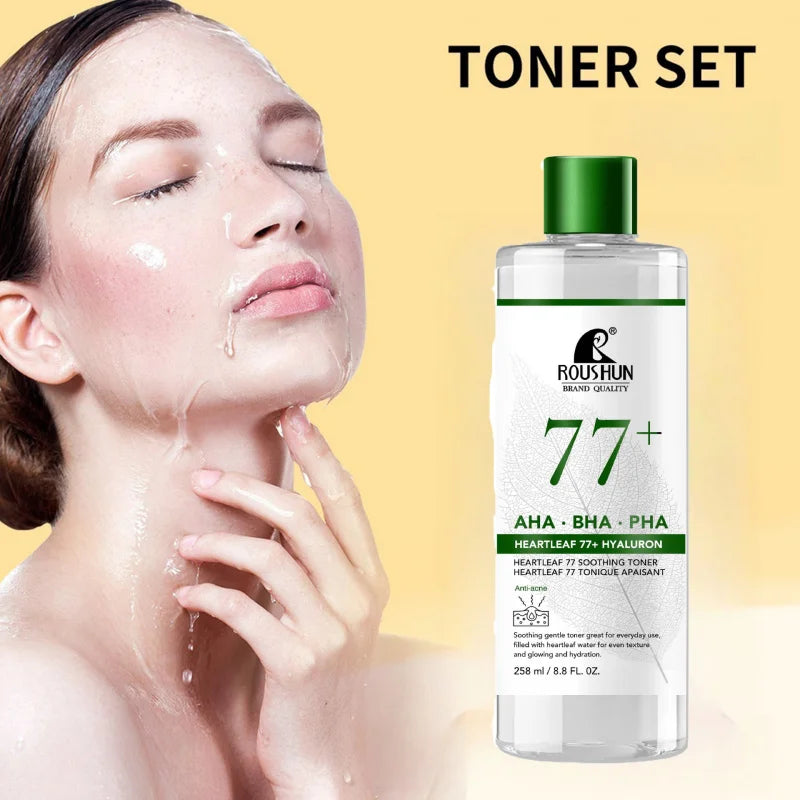 ROUSHUN AHA BHA PHA 77+ Toner 258ml – Hydrating Facial Lotion