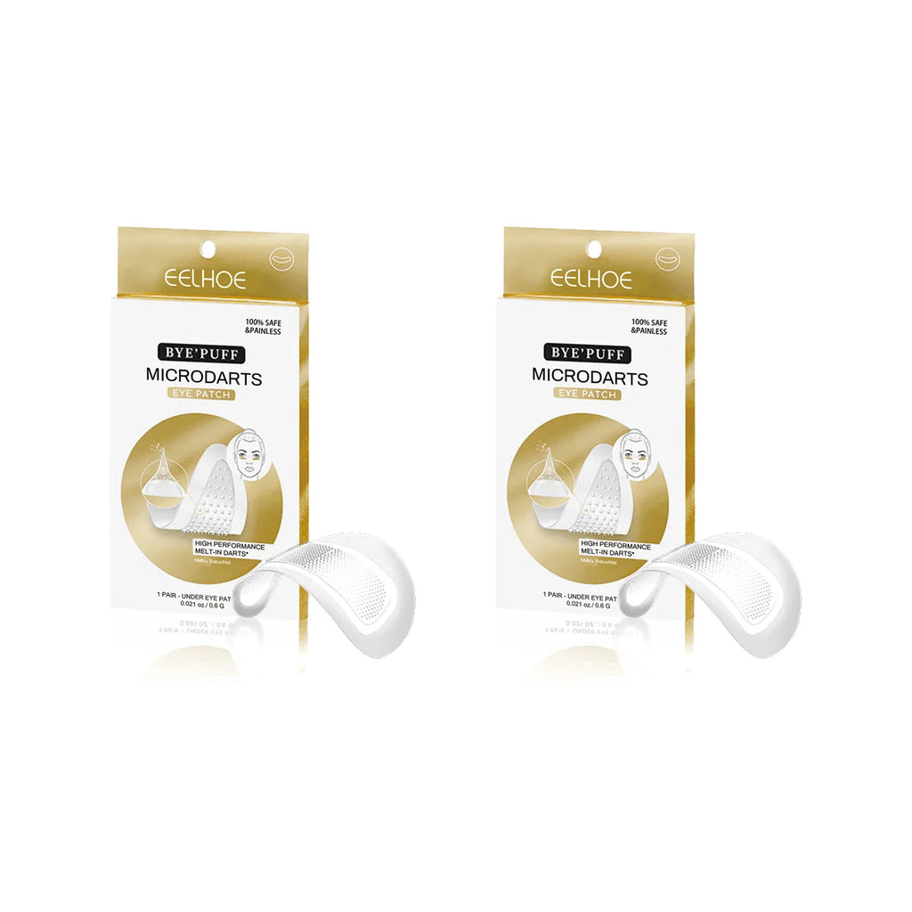 Hyaluronic Acid Microneedle Eye Patches Reduces Dark Circles & Puffiness Fade Fine Lines Under Eyes Nourishes Delicate Eye Skin Oasis Select 2 pairs