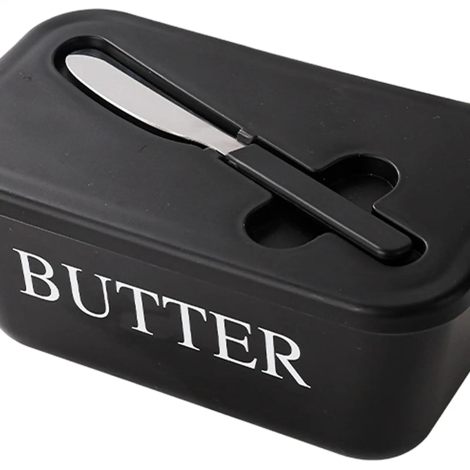 Butter Cheese Fridge Storage Box with Knife Large Capacity Organizer Butter Container Box Butter Dish Tableware Dish Serving Oasis Select