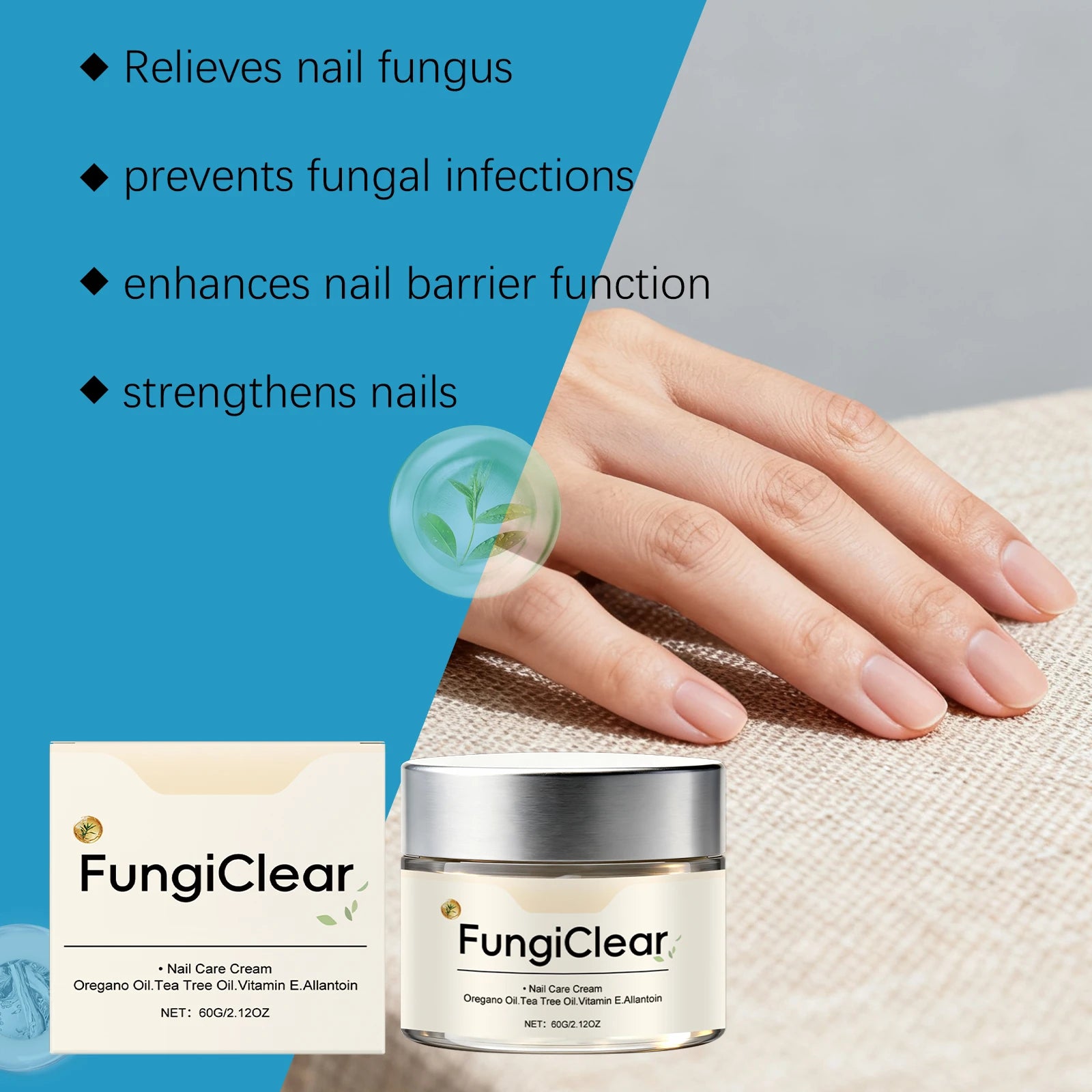 Eelhoe Nail Strengthening Cream – Repairs Brittle Nails & Cuticles Nail Treatment Cream Oasis Select
