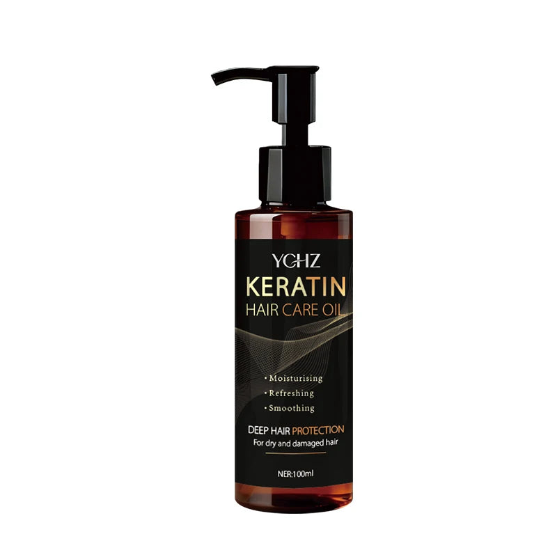 YCHZ Keratin Hair Oil – Smoothing, Shine & Frizz Control 100ml
