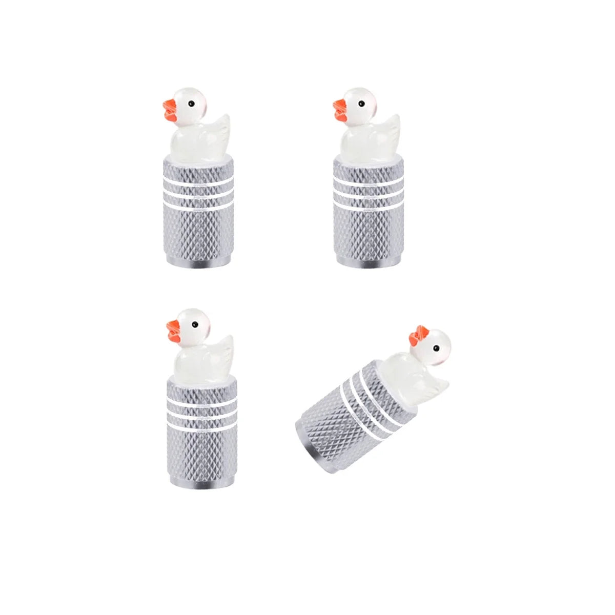 Car Tire Valve Stem Cap, Sedan Dust Cap, Glow-in-the-Dark 3D Automotive Valve Stem Cap Oasis Select 4pcs 7